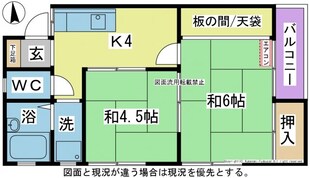 アパートメントNGMの物件間取画像